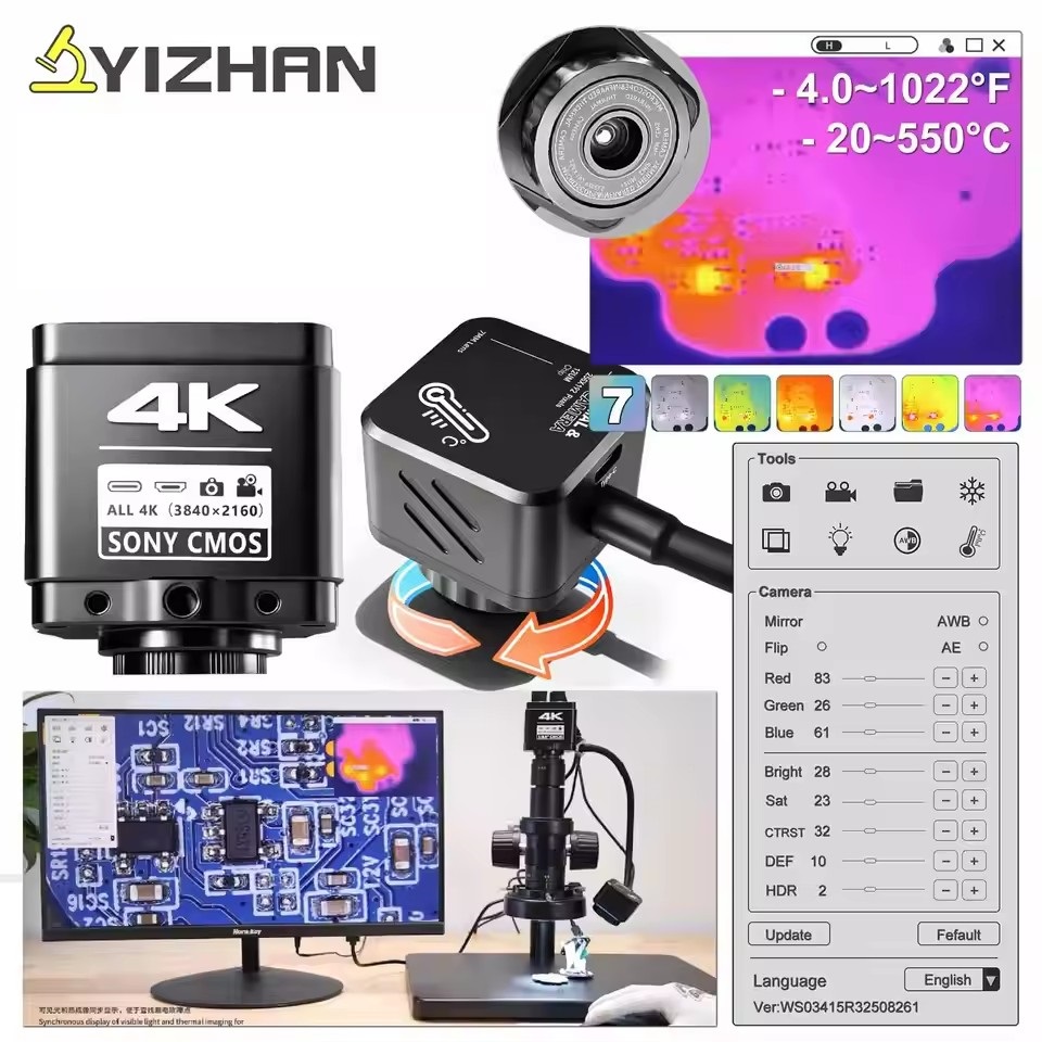 Kamera termowizyjna YIZHAN 256 – Electronics Repair Tools recenzja i cena